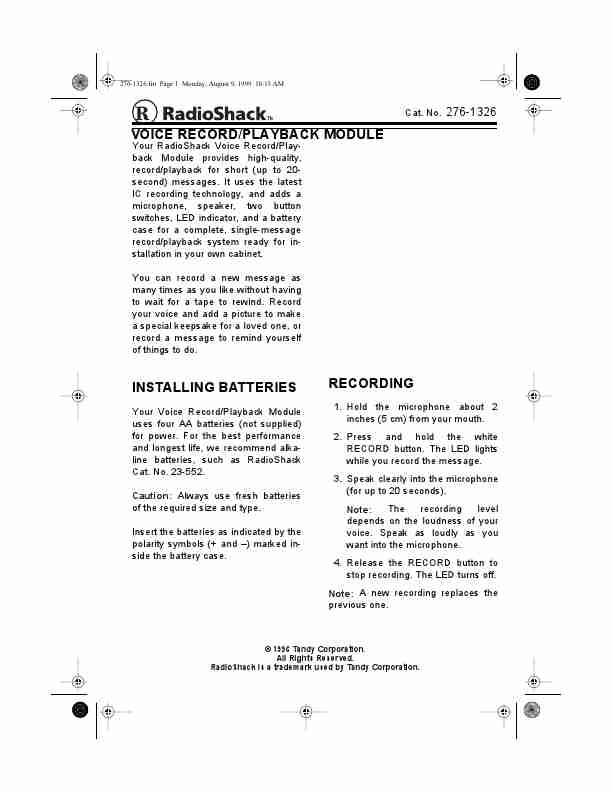 Radio Shack Microcassette Recorder 276-1326-page_pdf